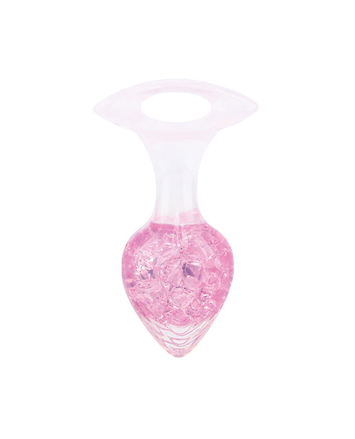 Wholesale X Distribution Pe-1024-SM-Pink Luxe Prism Small Plug, Light Pink