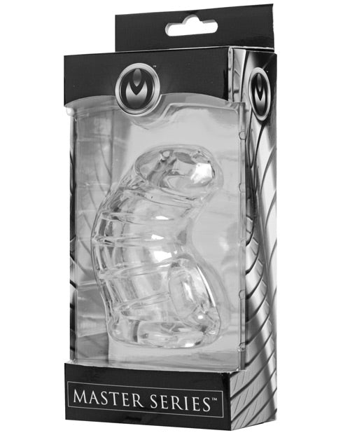 XR Master Series Detained Soft Body Chastity Cage, Hypoallergenic TPR
