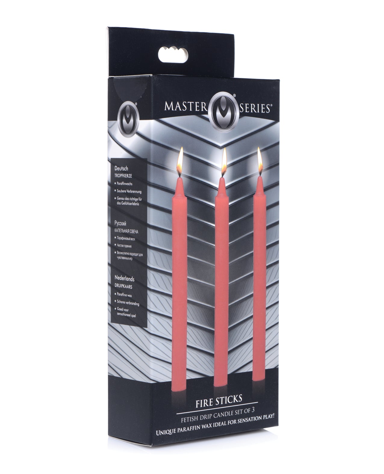 XR AG364-Red Master Series Fetish Drip Candles, Red, Wax