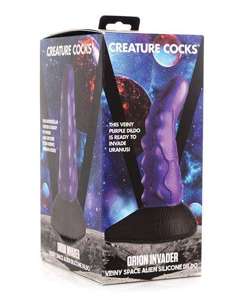 XR Brands Creature Cocks Orion Invader Silicone Dildo, 7.25"