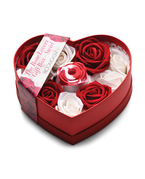 XR Brands Bloomgasm The Rose Lover's Gift Box, Air-Stim Clitoral Stimulator