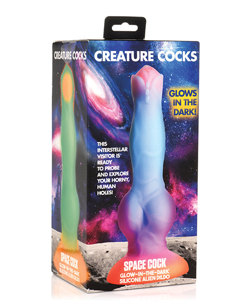 Creature Cocks Space Cock Silicone Alien Dildo – Glow in the Dark