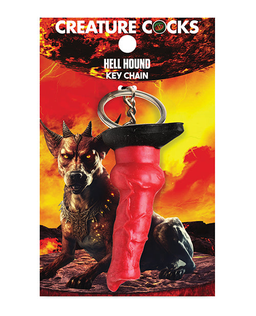 XR, LLC AH424 Creature Cocks Hell-Hound Keychain, Red