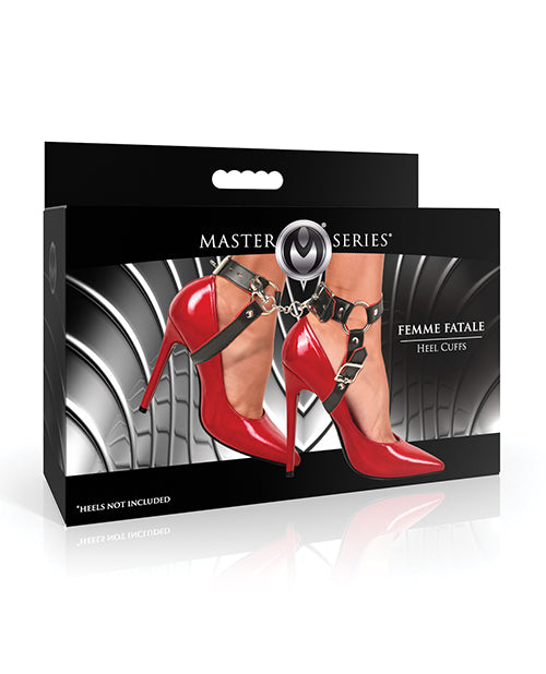 XR, LLC Femme Fatale Heel Cuffs, Vegan Leather & Lockable