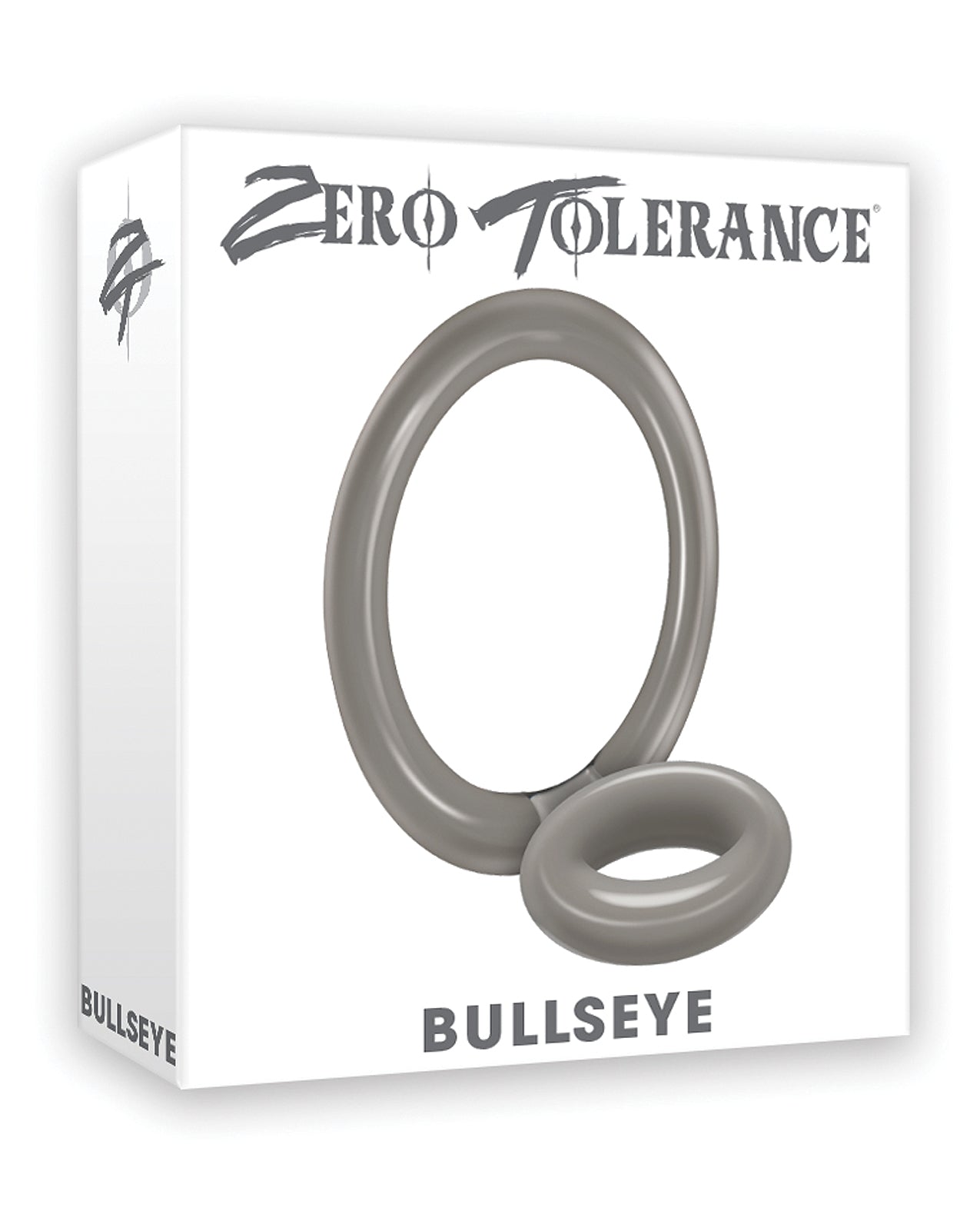 Evolved ZE-CR-3329-2 Bullseye Cock Ring, Grey TPE