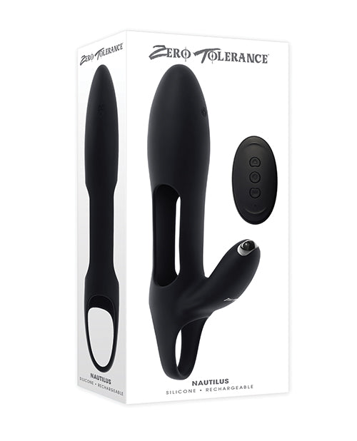 Evolved ZE-RS-5605-2 Nautilus Vibrating Toy, Black, ABS/Silicone