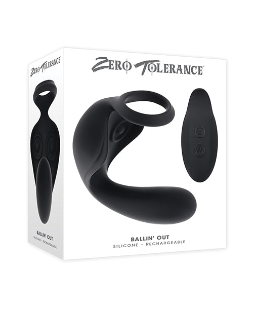 Evolved ZE-RS-6138-2 Ballin' Out Vibrating Prostate Toy, Black