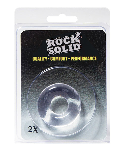 Doc Johnson 3700-63-CD Rock Solid 2" Clear Donut Ring, TPE