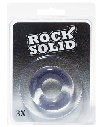 Doc Johnson 3700-65-CD Clear Donut Ring, TPE, 2 inch Diameter