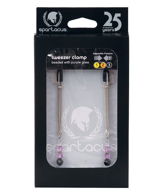 Spartacus SPF-106 Adjustable Tweezer Nipple Clamps, Purple