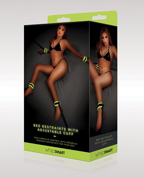 Xgen WS1017 WhipSmart Glow in the Dark Bed Restraints, Adjustable Cuffs