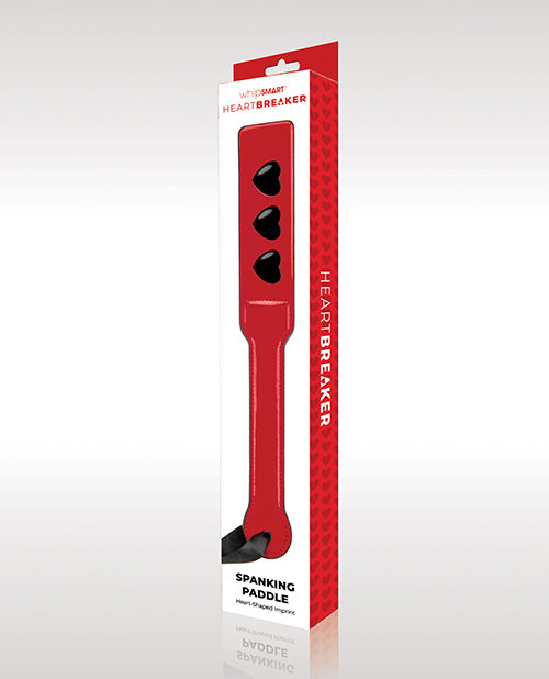 Xgen WS1036 WhipSmart Heartbreaker Spanking Paddle, Red/Black