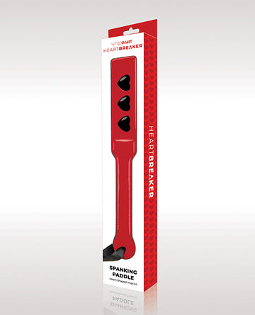 Xgen WS1036 WhipSmart Heartbreaker Spanking Paddle, Red/Black
