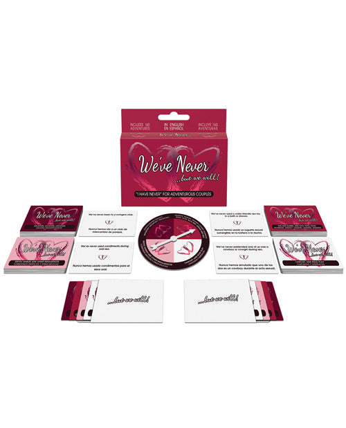 Kheper Games We've Never... But We Will! Adult Card Game for Couples