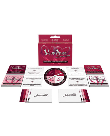 Kheper Games We've Never... But We Will! Adult Card Game for Couples