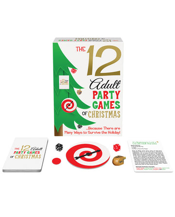 Kheper Games XM.008 The 12 Adult Party Games of Christmas, 12 Holiday Games