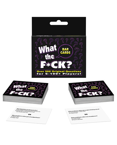 Kheper Games BG.007 What the Fuck? Bar Cards, 200+ Qs, 2-100 Players