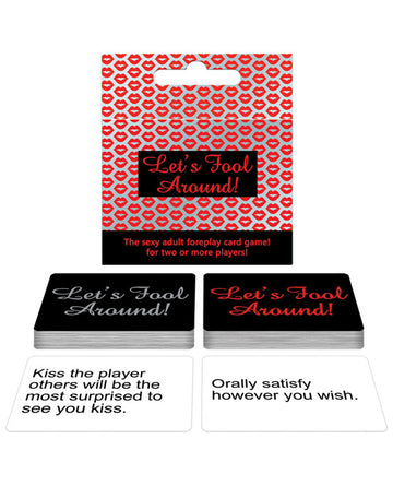 Kheper Games BG.C101 Let's Fool Around Card Game, Black Paper