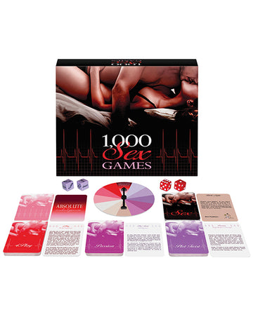 Kheper Games BG.R10 1000 Sex Games, Paper Card Game