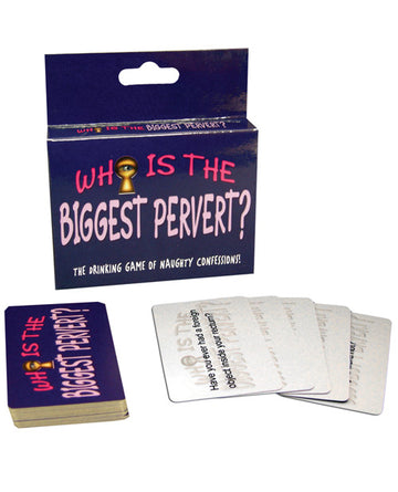 Kheper Games BG.C103 Who is the Biggest Pervert Card Game, Drinking, Paper