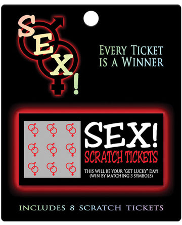 Kheper Games BG.R145 Sex Scratch Tickets, 8 Tickets, Paper