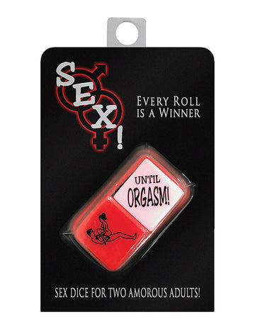 Kheper Games BG.R125 Sex Dice, Plastic, English