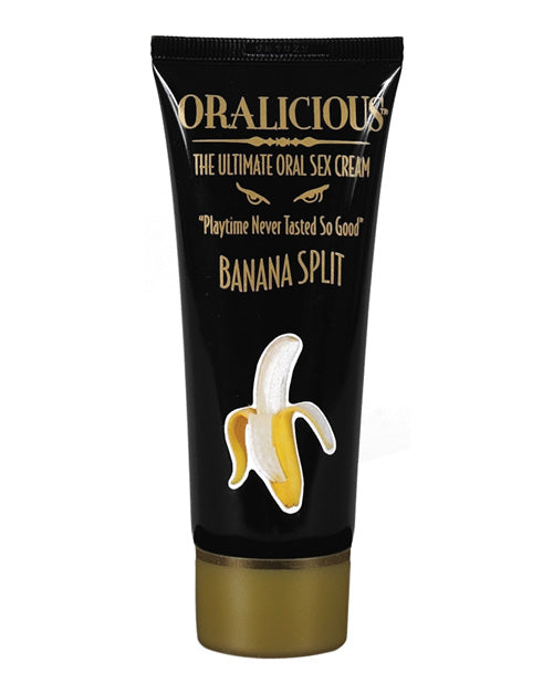 Hott Products HP-2155 Oralicious Banana Split, 2 oz Banana, Menthol