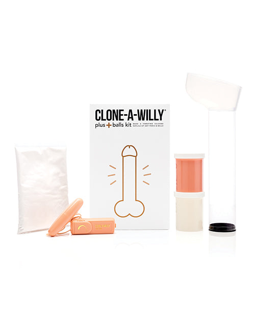 Clone-A-Willy 93274 Plus+ Balls Kit, Light Skin Tone, Silicone