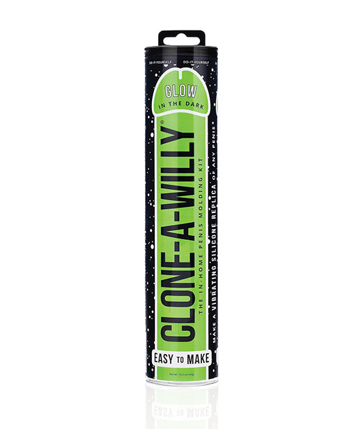 Clone-A-Willy 8532 Vibrating Silicone Replica Kit, Glow in the Dark