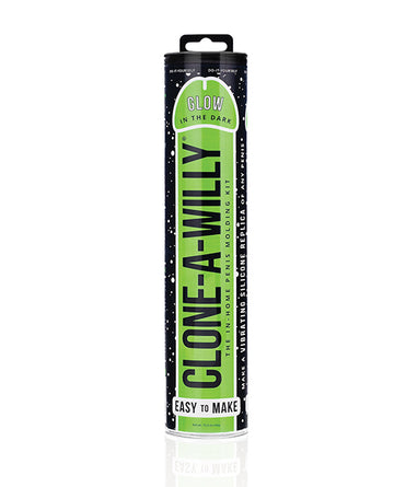 Clone-A-Willy 8532 Vibrating Silicone Replica Kit, Glow in the Dark
