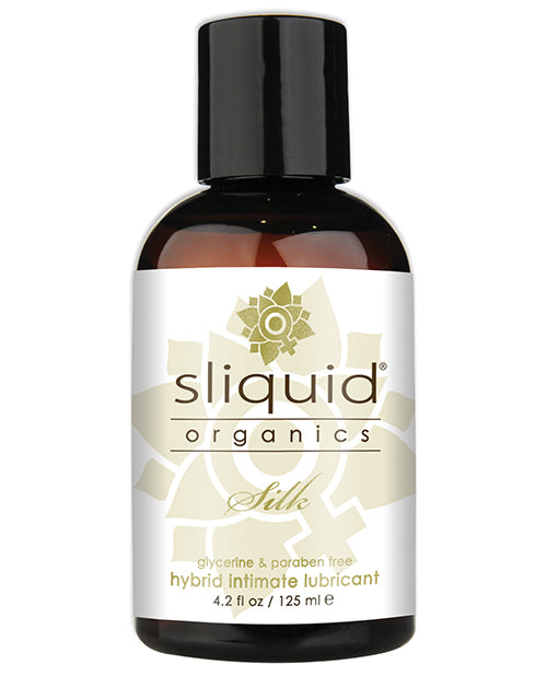Sliquid 44 Organics Silk Lubricant - 4.2 oz, Water & Silicone Hybrid