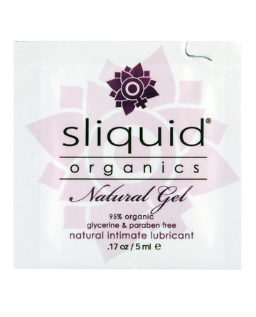 Sliquid, LLC 95 Natural Lubricating Gel, 0.17 oz Pillow