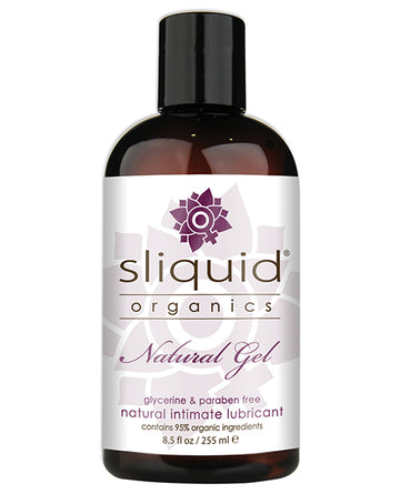 Sliquid 86 Organics Natural Lubricating Gel, 8.5 oz, Glycerine & Paraben-Free