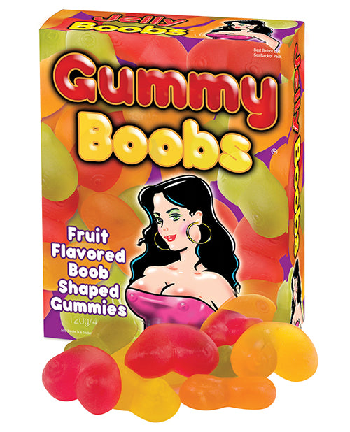 Hott Products SF-FD09 Gummy Boobs Candy, 5.35 oz, 3 Flavors