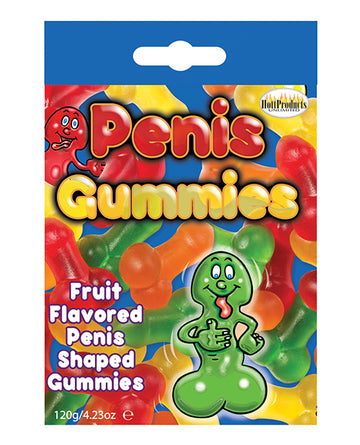 Hott Products SF-FD06 Penis Gummies Candy, Assorted Flavors, 5.35 oz