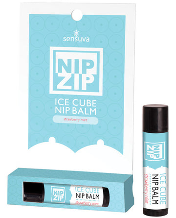 Sensuva VL270 Nip Zip Ice Cube Nip Balm, Strawberry Mint