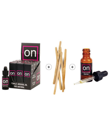 Sensuva ON Natural Arousal Oil for Her Refill Kit, 12 x 5ml Bottles