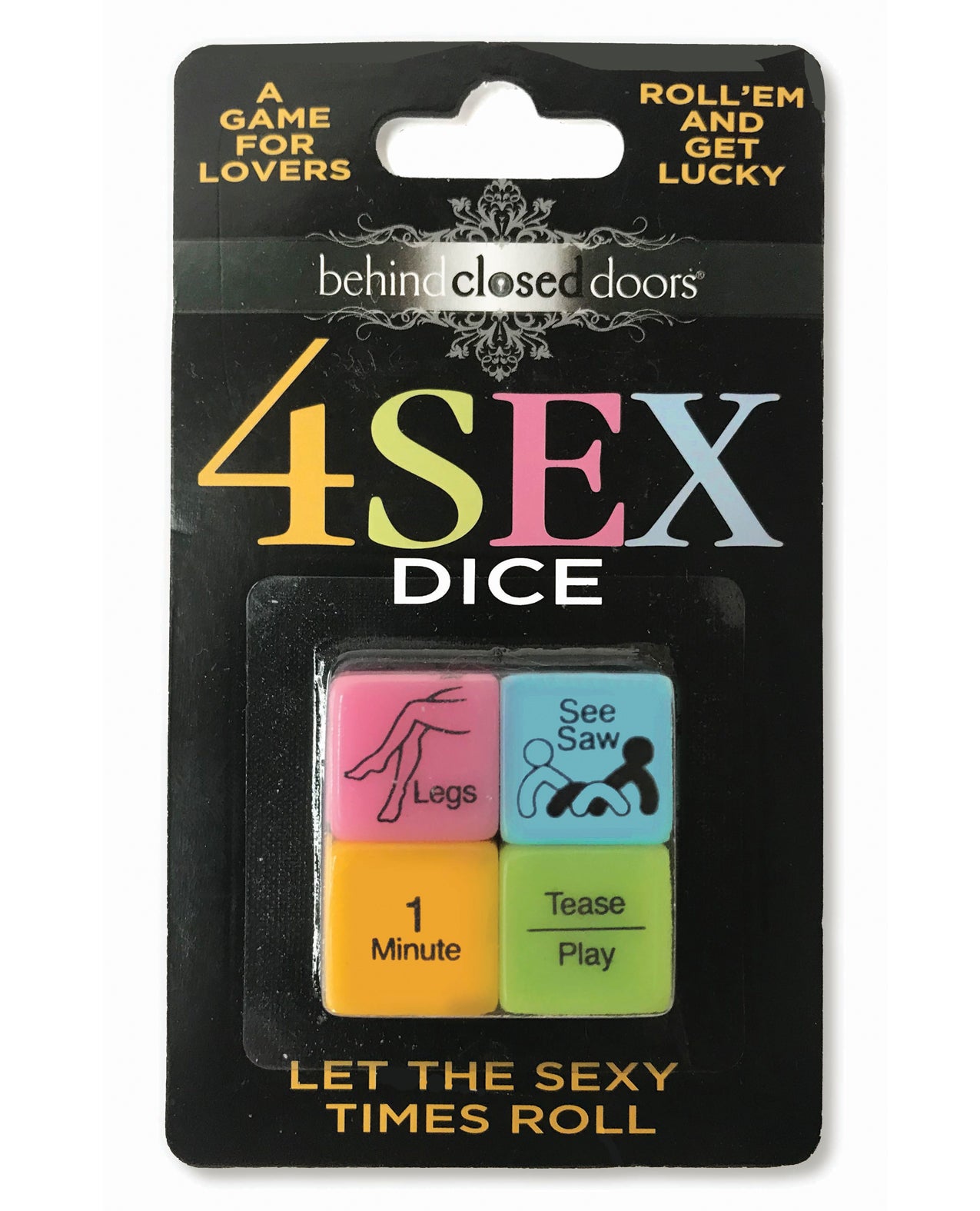 Little Genie and Candyprints BCD.014 Behind Closed Doors Sex Dice Game, Assorted