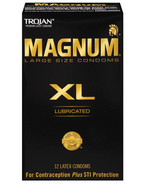 Paradise Marketing 64714 Trojan Magnum XL Condoms, Extra Large, Latex