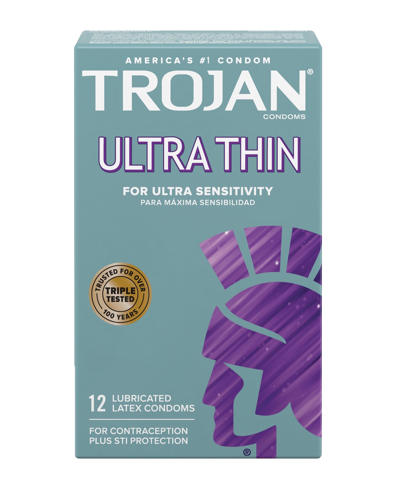 Paradise Marketing 92642 Trojan Ultra Thin Condoms, 12 Count Latex