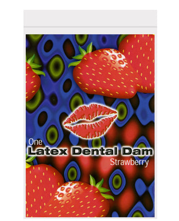 Top Cat International 6020D Trust Dam Latex Dental Dam, Strawberry