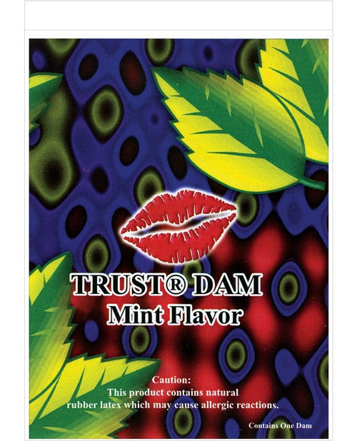 Top Cat International 6025D Trust Dam Latex Dental Dam, Mint