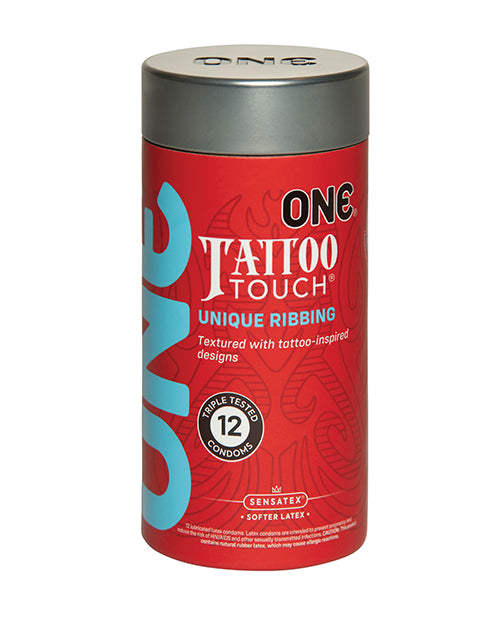 Paradise Marketing 112002C One Tattoo Touch Condoms, Pack of 12