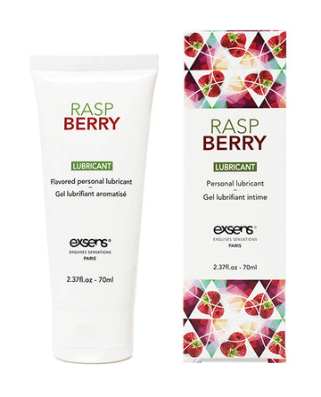 Exsens D402 Raspberry Flavored Water-Based Lubricant, Vegan, Paraben Free