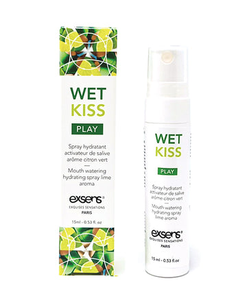 Exsens Wet Kiss Lime Saliva Spray, 15ml – Made in France