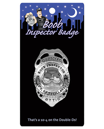 Kheper Games NV.S68 Boob Inspector Badge, 2" x 3" Plastic