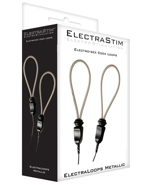 Electrastim EM2151 Metallic Adjustable Cock Loops, Conductive Metal