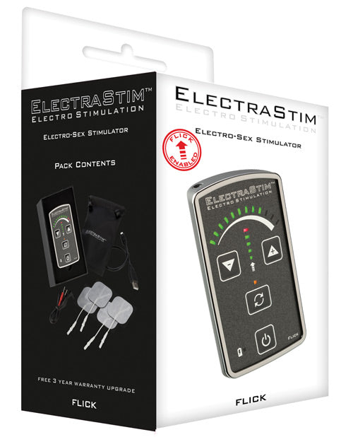 Electrastim EM60-E Flick Stimulator Pack, Pulsating, Black