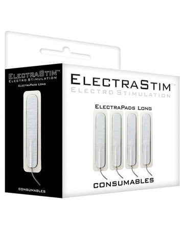ElectraStim Long Self-Adhesive Conductive Pads, 4-Pack