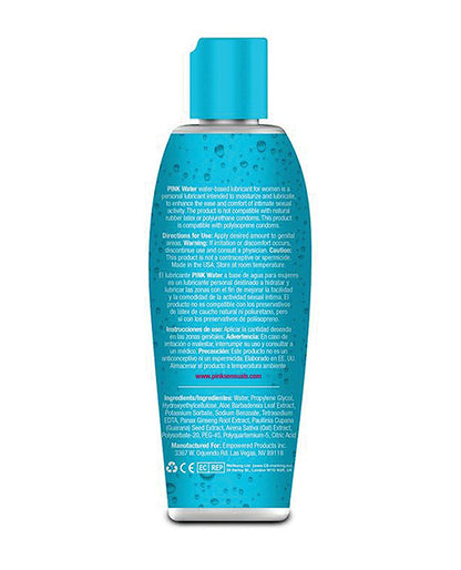 Empowered Products Pink Water Lubricant, 4.7 oz